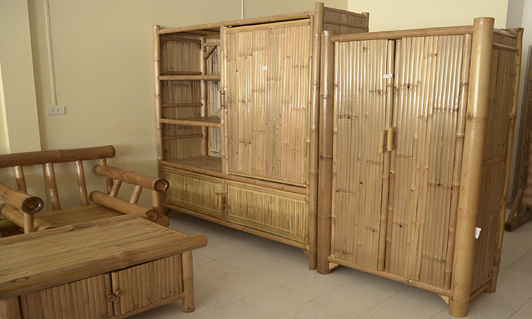 бамбуковый шкаф